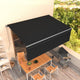 Vidaxl luifel extensible manuellement avec un rouleau aveugle 4x3 m anthracite