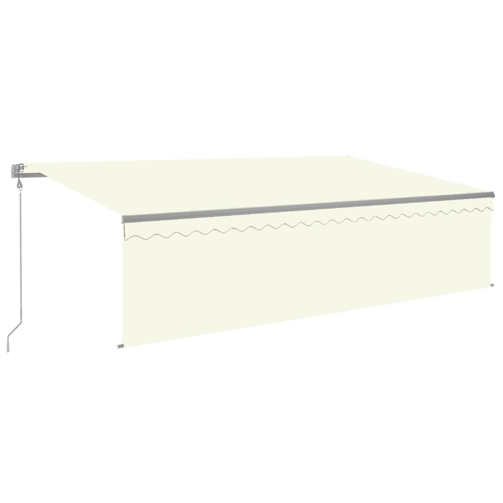 Vidaxl Luifel extensible automatiquement avec une crème à blind à rouleau à roule