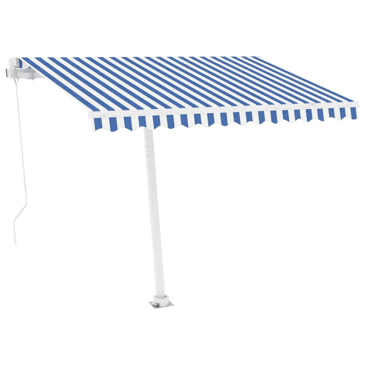 Vidaxl Laifel détaché retire manuellement 300x250 cm bleu et blanc