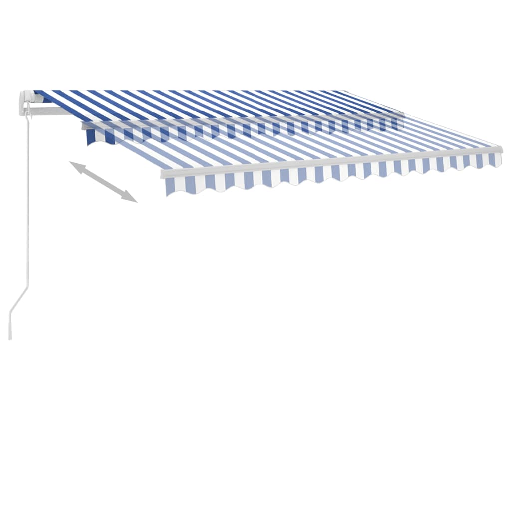 Vidaxl Laifel détaché retire manuellement 300x250 cm bleu et blanc