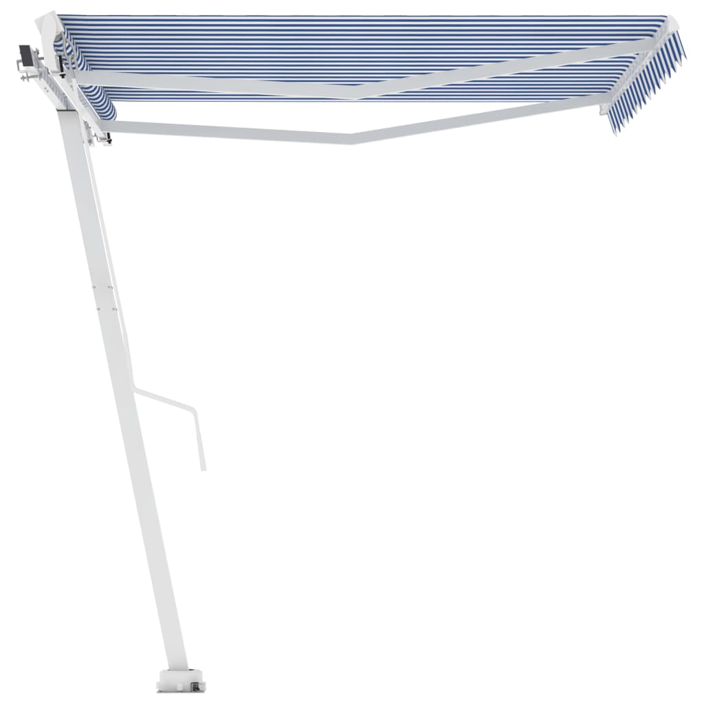 Vidaxl Laifel détaché retire manuellement 350x250 cm bleu et blanc
