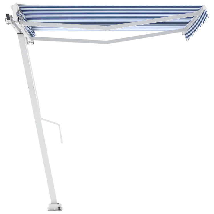 Vidaxl Laifel détaché retire manuellement 350x250 cm bleu et blanc