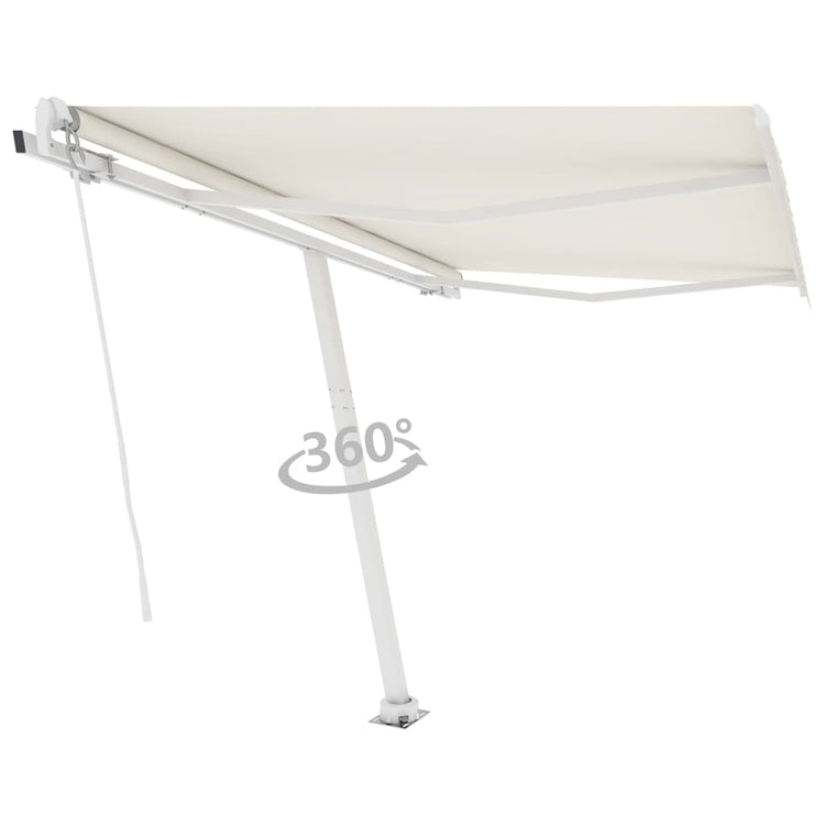 Vidaxl Luifel détaché étend manuellement 350x250 cm -colored