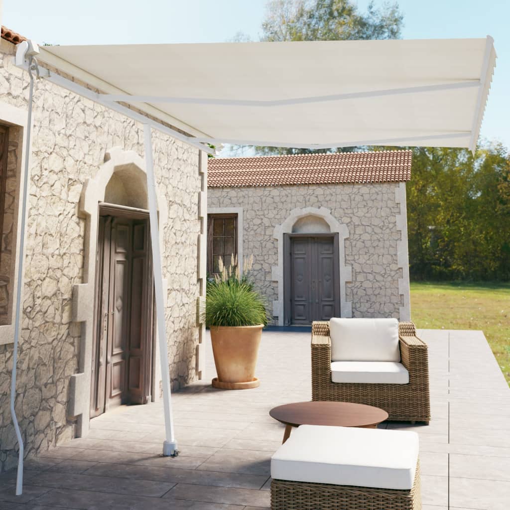 Vidaxl Luifel détaché étend manuellement 350x250 cm -colored