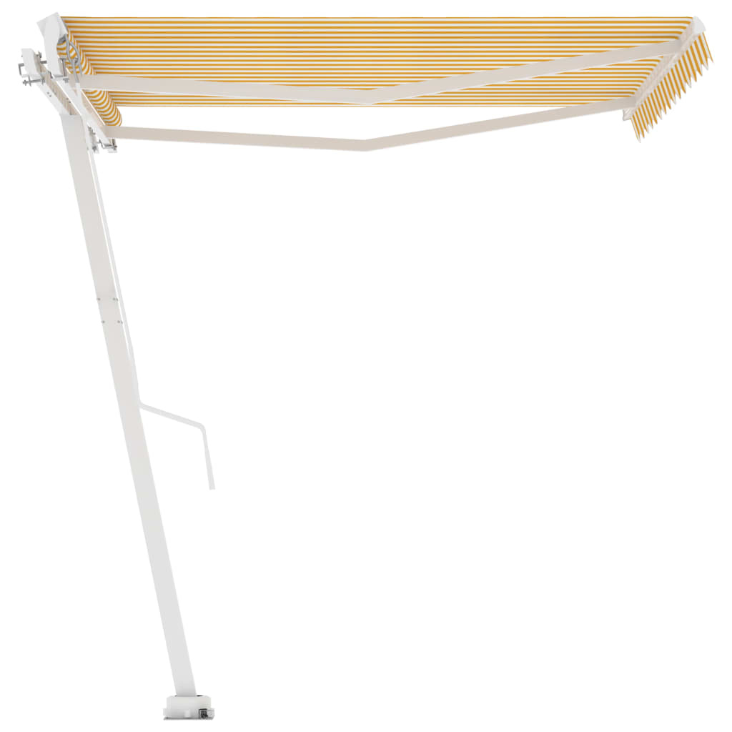Vidaxl Laifel détaché retirer manuellement 350x250 cm jaune et blanc