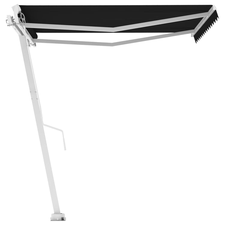 Vidaxl Luifel détaché étend manuellement l'anthracite 350x250 cm