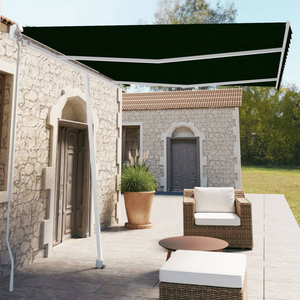 Vidaxl Luifel détaché étend manuellement l'anthracite 350x250 cm