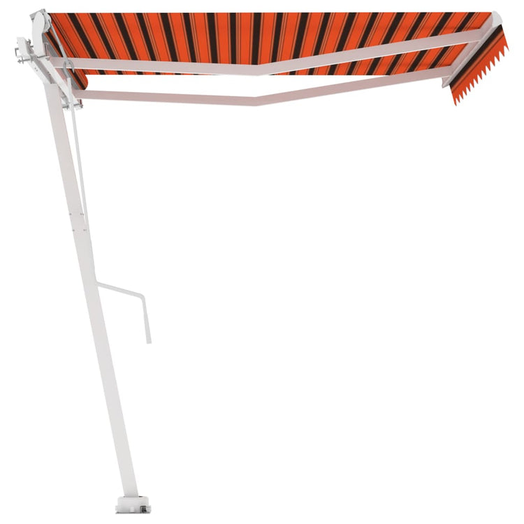 Vidaxl Laifel détaché retire manuellement 350x250 cm brun orange