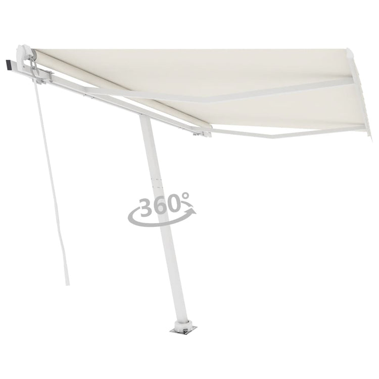 Vidaxl Luifel - Crème automatique de 350x250 cm