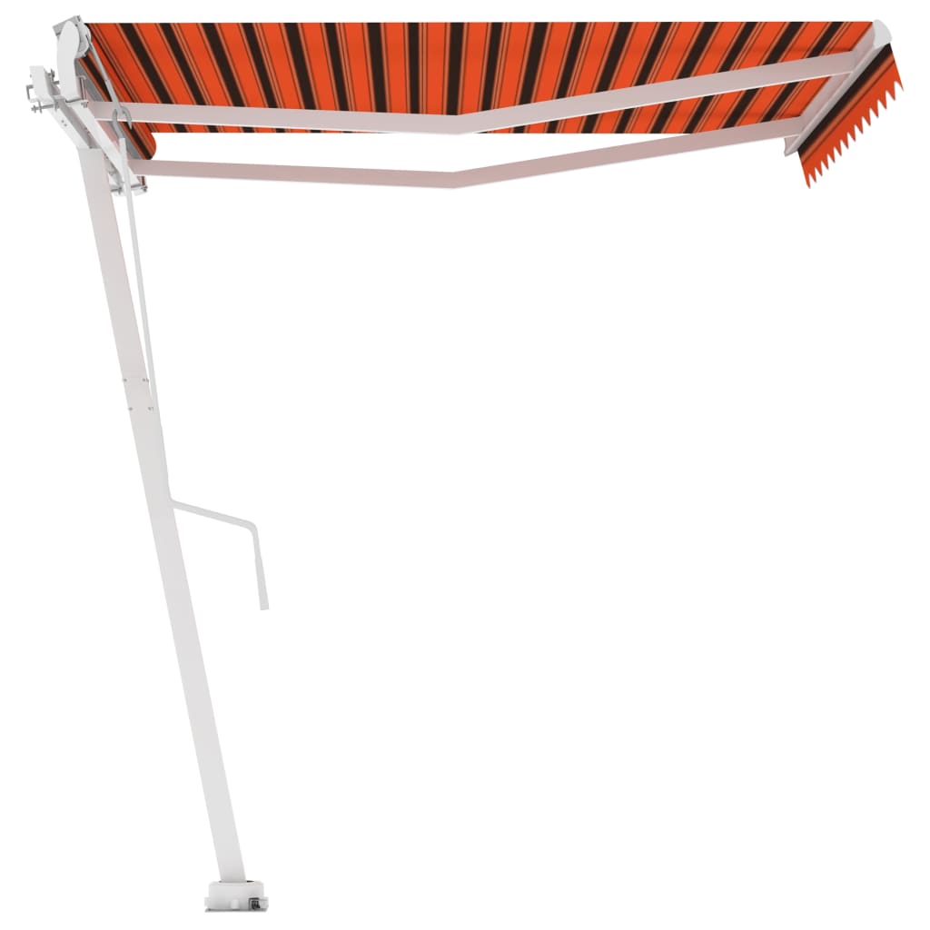 Vidaxl Luifel - Free - Automatic 350x250 cm CM et brun