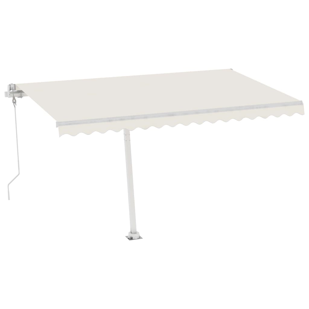 Vidaxl Luifel - Crème automatique de 400x300 cm