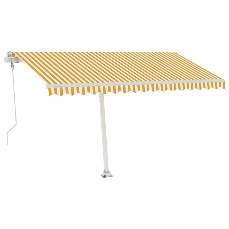 Vidaxl Laifel Free - Automatic 400x300 cm jaune et blanc