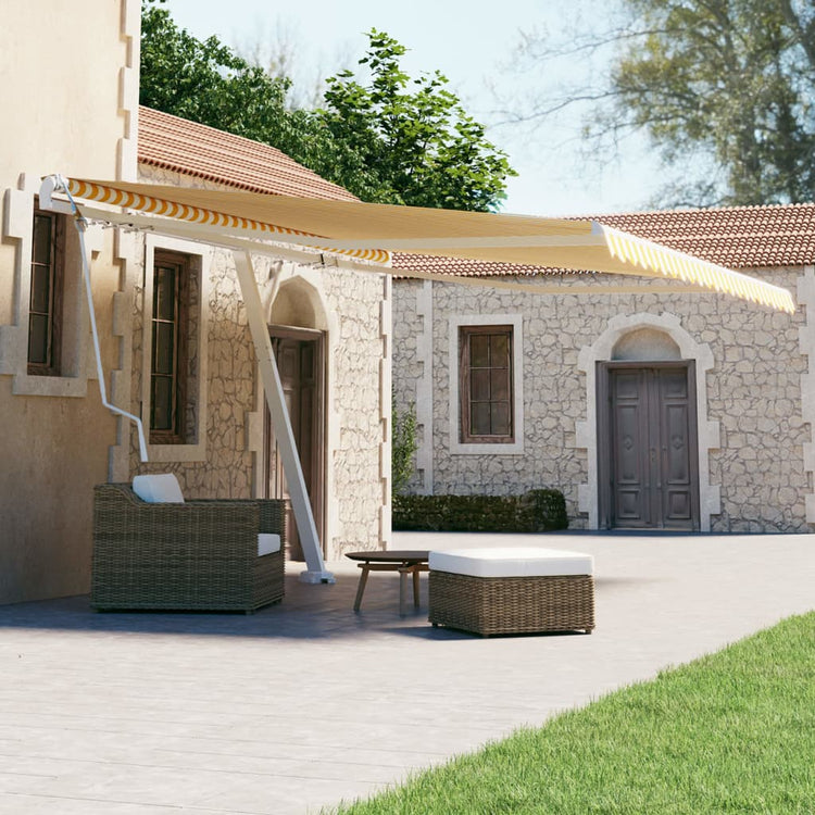 Vidaxl Laifel Free - Automatic 400x300 cm jaune et blanc