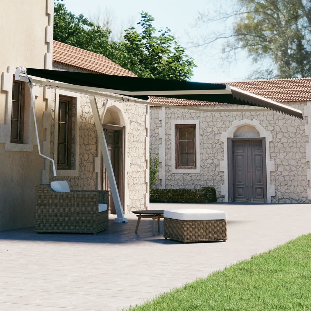 Vidaxl Luifel - Anthracite automatique 400x300 cm