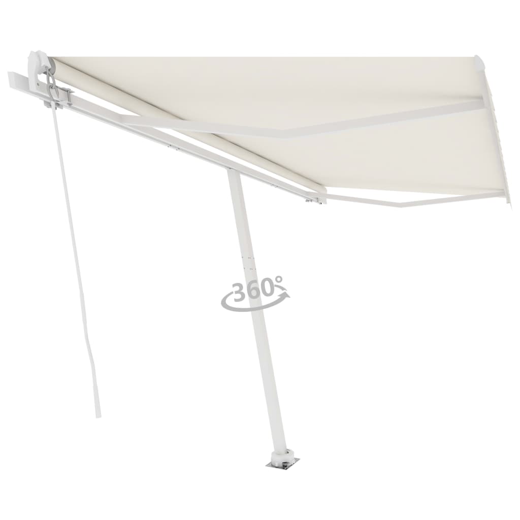 Vidaxl Luifel détaché étend manuellement 450x300 cm -colored
