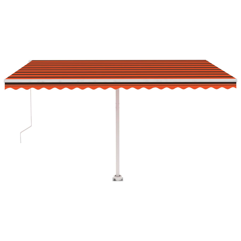Vidaxl Laifel détaché retirer manuellement 450x300 cm Brown orange