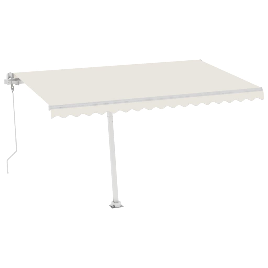 Vidaxl Luifel - Crème automatique de 450x300 cm