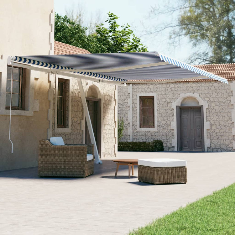Vidaxl Laifel Free - Automatique 600x300 cm Bleu et blanc