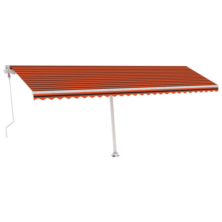 Vidaxl Laifel gratuite - 600x300 cm d'orange et marron
