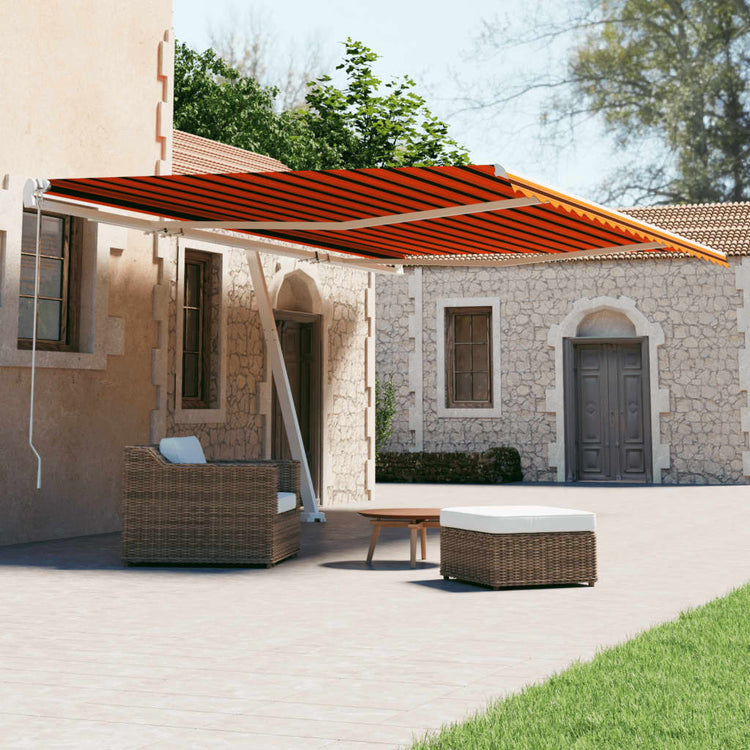 Vidaxl Laifel gratuite - 600x300 cm d'orange et marron