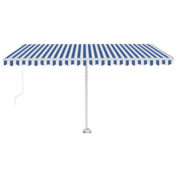 Vidaxl Laifel détaché retire manuellement 400x350 cm bleu et blanc