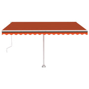 Vidaxl Luifel - Free - Automatic 450x350 cm CM et brun - afbeelding 2