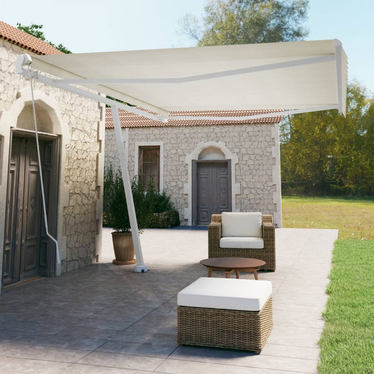 Vidaxl Luifel détaché étend manuellement 500x350 cm -colored