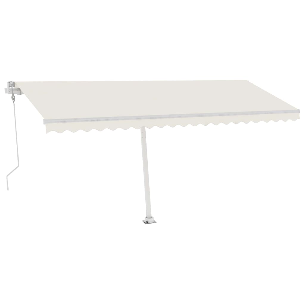 Vidaxl Luifel - Crème automatique 500x350 cm