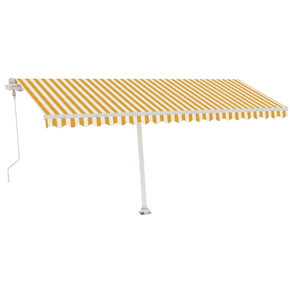 Vidaxl Laifel GRATUITE - Automatique 500x350 cm jaune et blanc