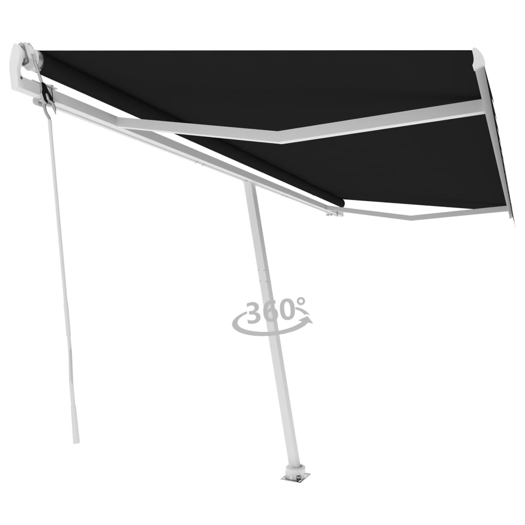 Vidaxl Luifel - Anthracite automatique 500x350 cm
