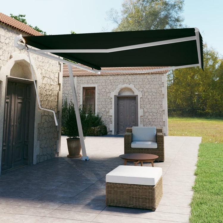 Vidaxl Luifel - Anthracite automatique 500x350 cm