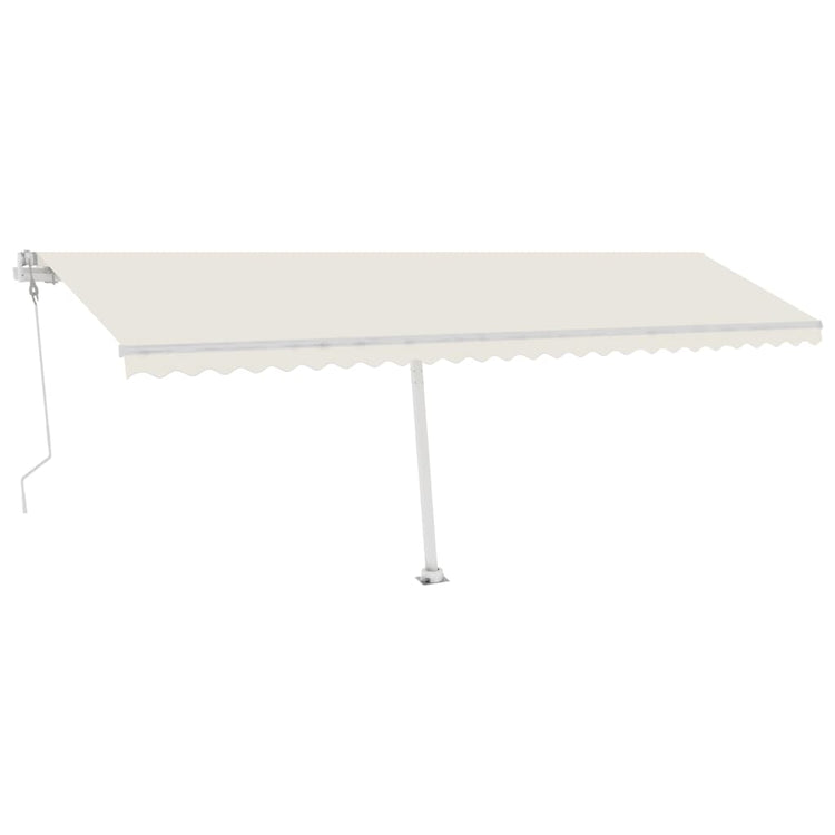 Vidaxl Luifel - Crème automatique 600x350 cm