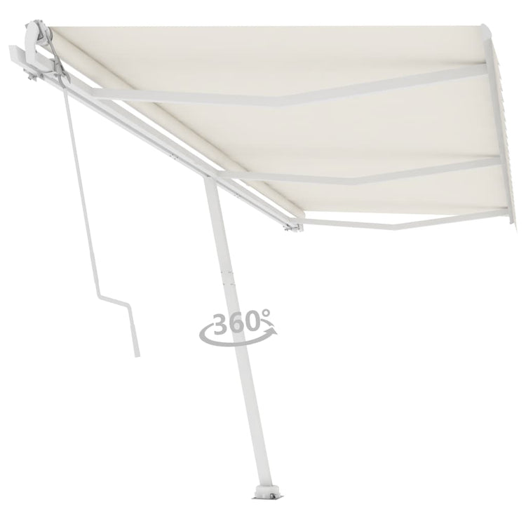 Vidaxl Luifel - Crème automatique 600x350 cm