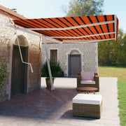 Vidaxl Luifel - Free - Automatique 600x350 cm et marron - afbeelding 1