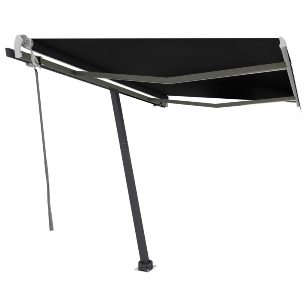 Vidaxl Luifel détaché étend manuellement l'anthracite 300x250 cm