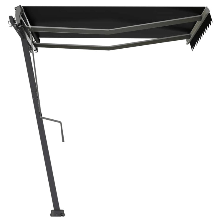 Vidaxl Luifel détaché étend manuellement l'anthracite 300x250 cm