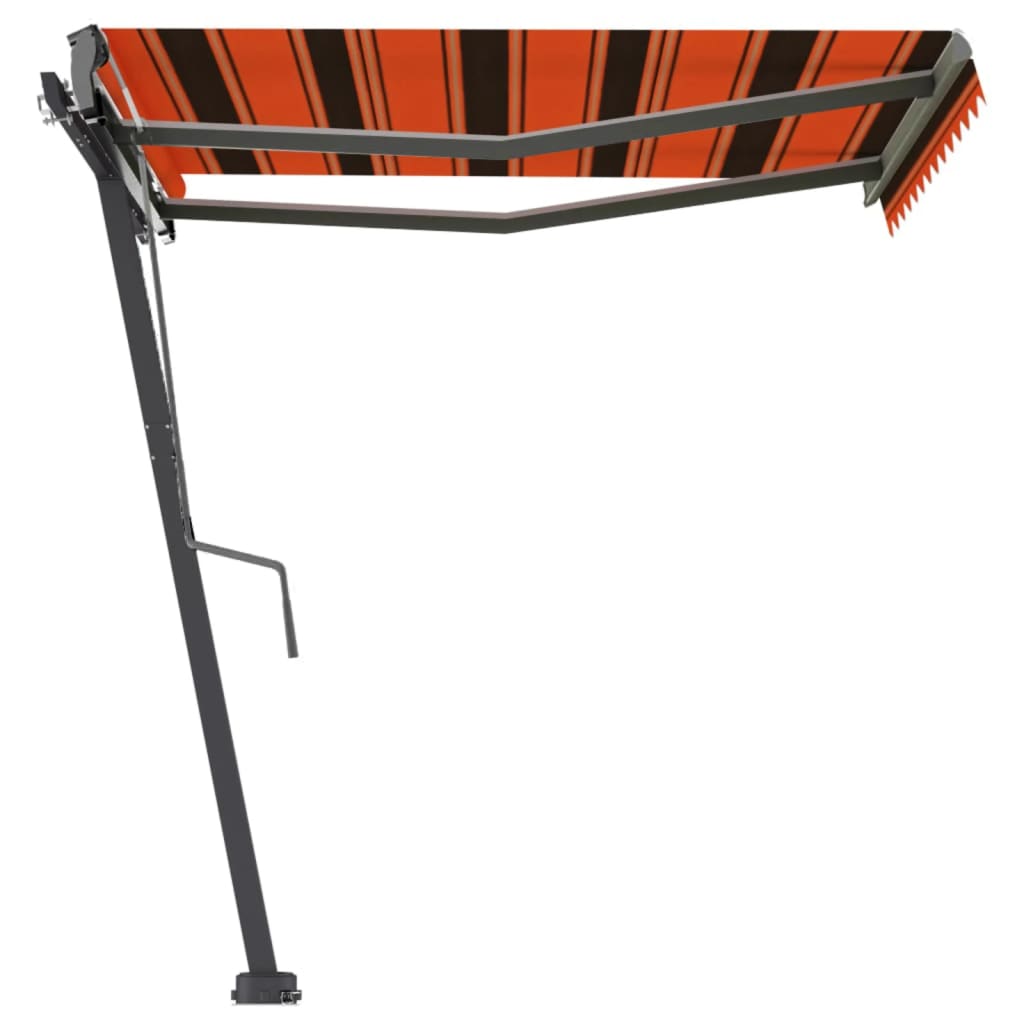 Vidaxl Laifel détaché retire manuellement 300x250 cm en brun orange