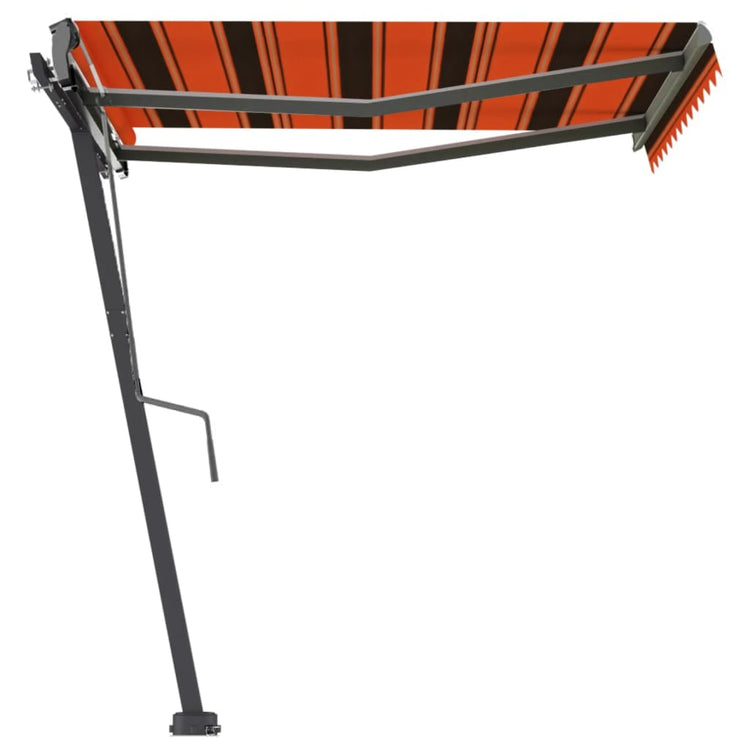 Vidaxl Laifel détaché retire manuellement 300x250 cm en brun orange