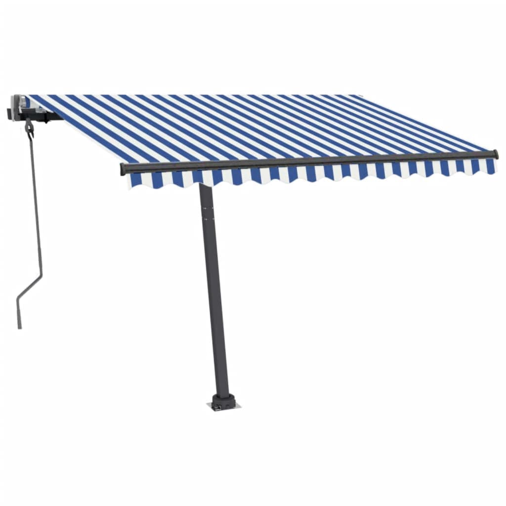 Vidaxl Laifel GRATUITE - AUTOMATIQUE Automatique 300x250 cm Bleu et blanc