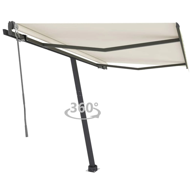 Vidaxl Luifel - Crème automatique de 300x250 cm