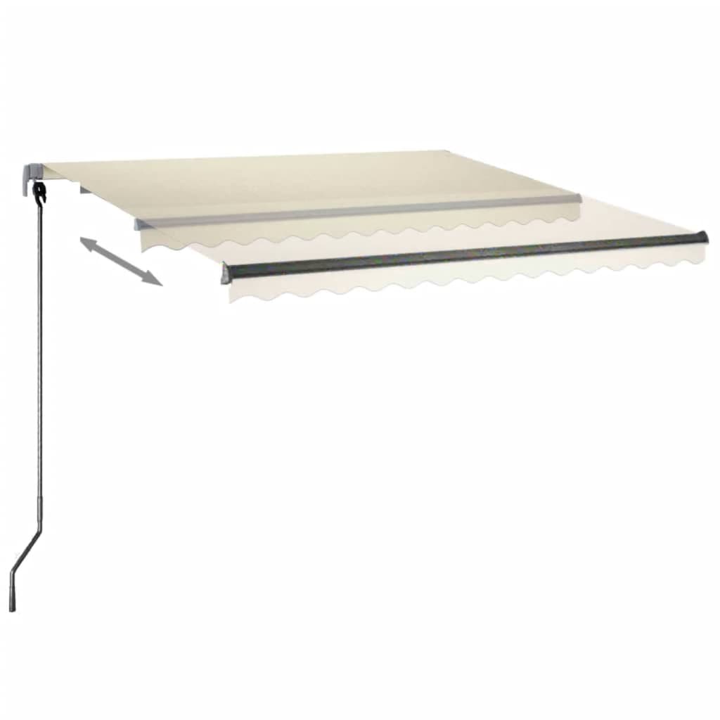 Vidaxl Luifel - Crème automatique de 300x250 cm