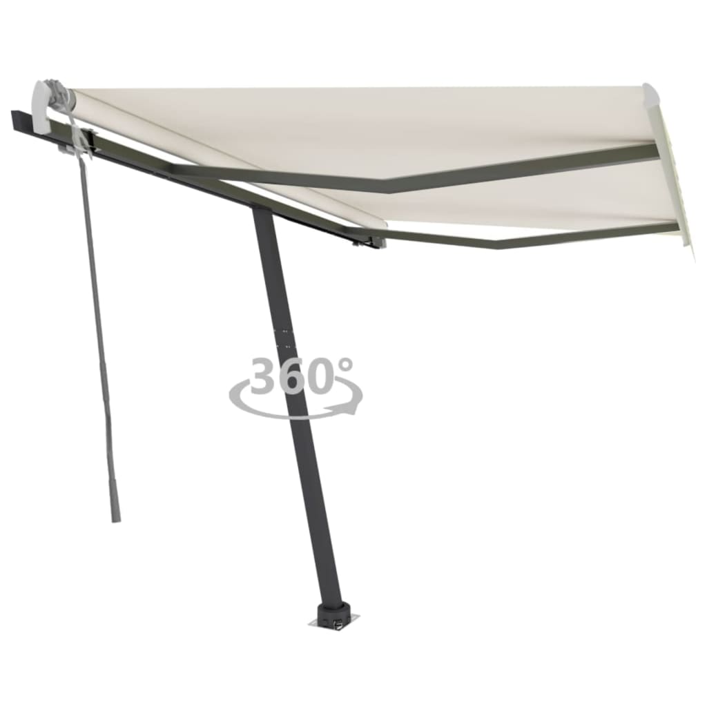 Vidaxl Luifel détaché étend manuellement 350x250 cm -colored