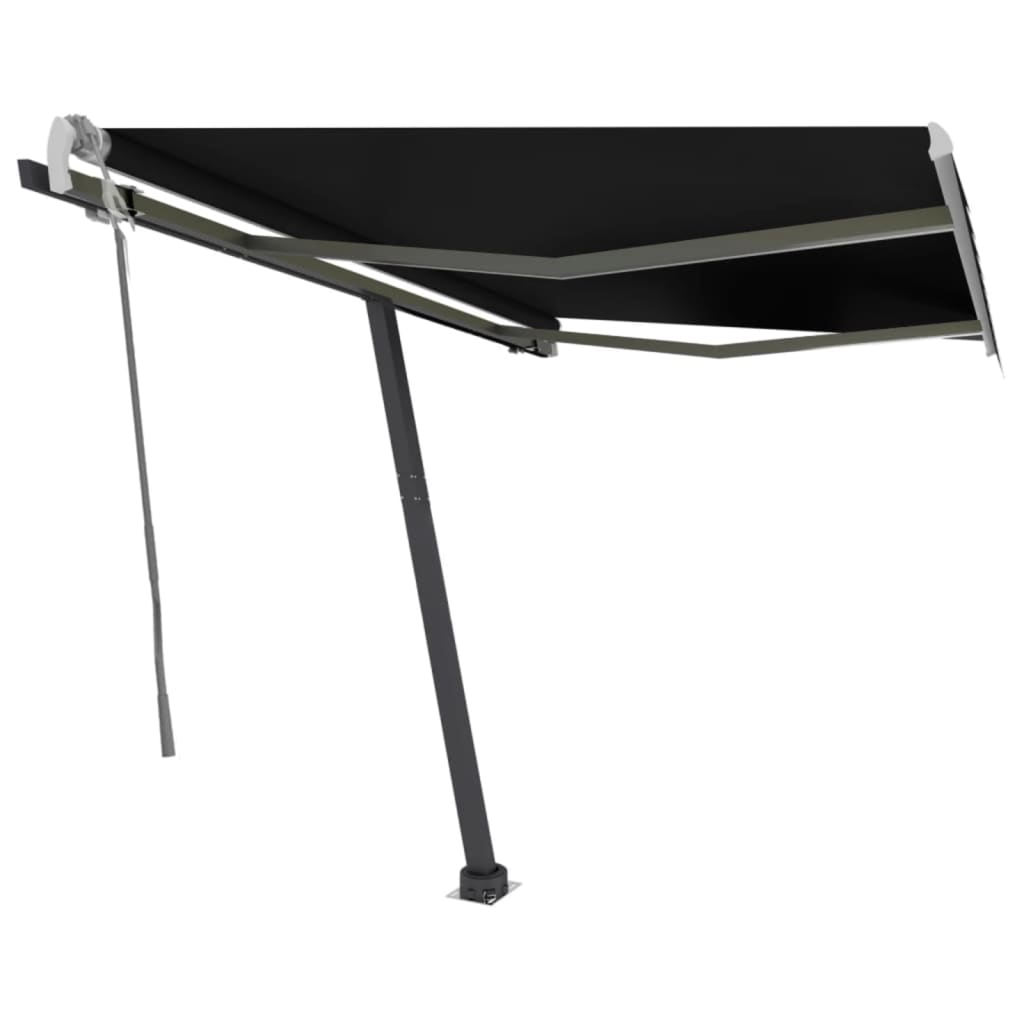 Vidaxl Luifel détaché étend manuellement l'anthracite 350x250 cm