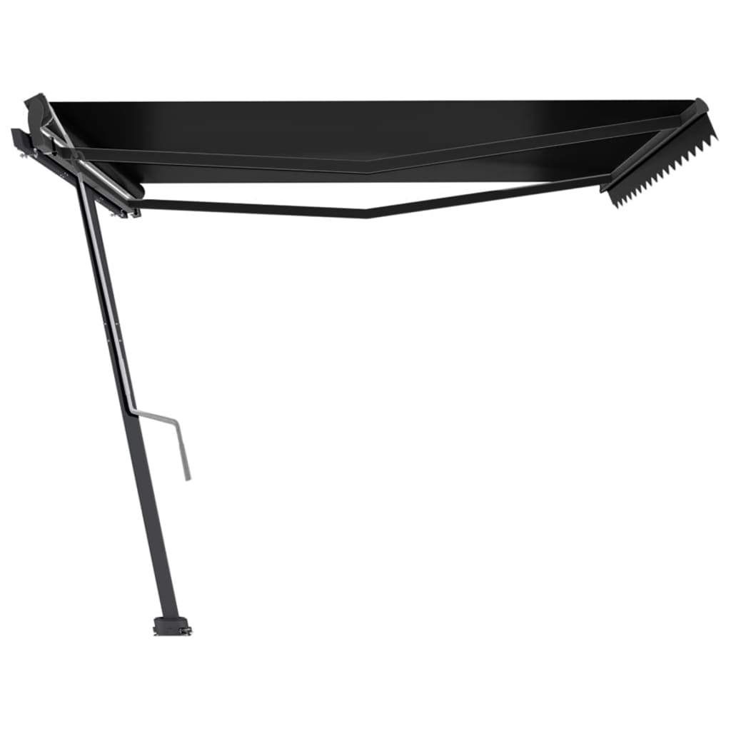 Vidaxl Luifel détaché étend manuellement l'anthracite 400x300 cm
