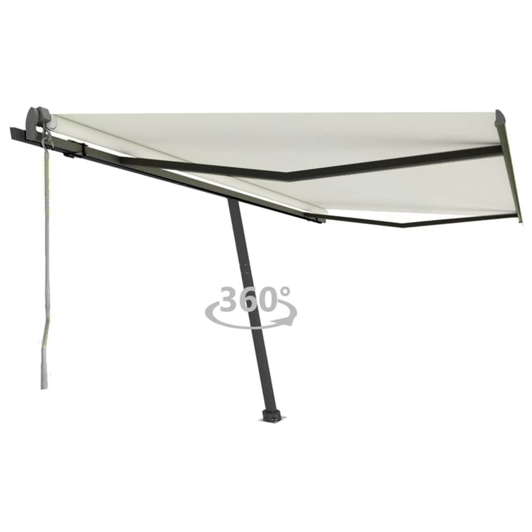 Vidaxl Luifel - Crème automatique de 450x300 cm