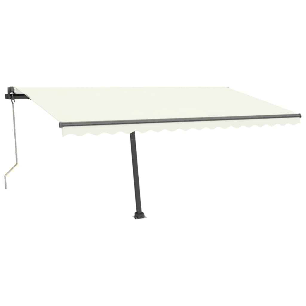 Vidaxl Luifel - Crème automatique de 450x300 cm