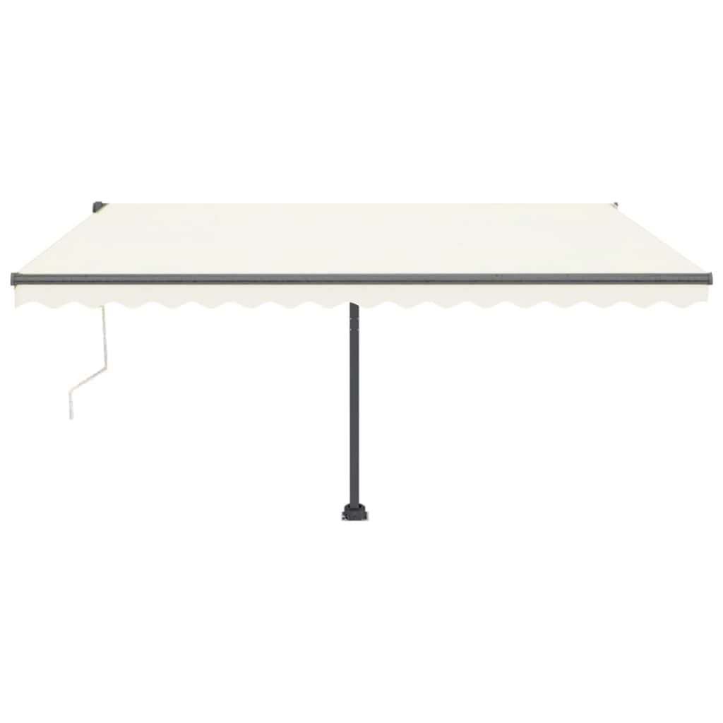 Vidaxl Luifel - Crème automatique de 450x300 cm