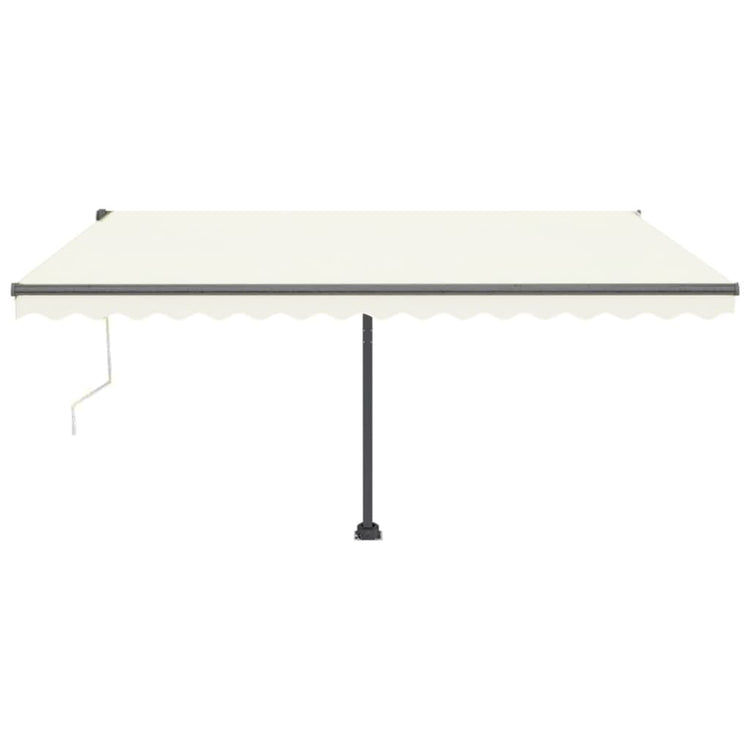 Vidaxl Luifel - Crème automatique de 450x300 cm