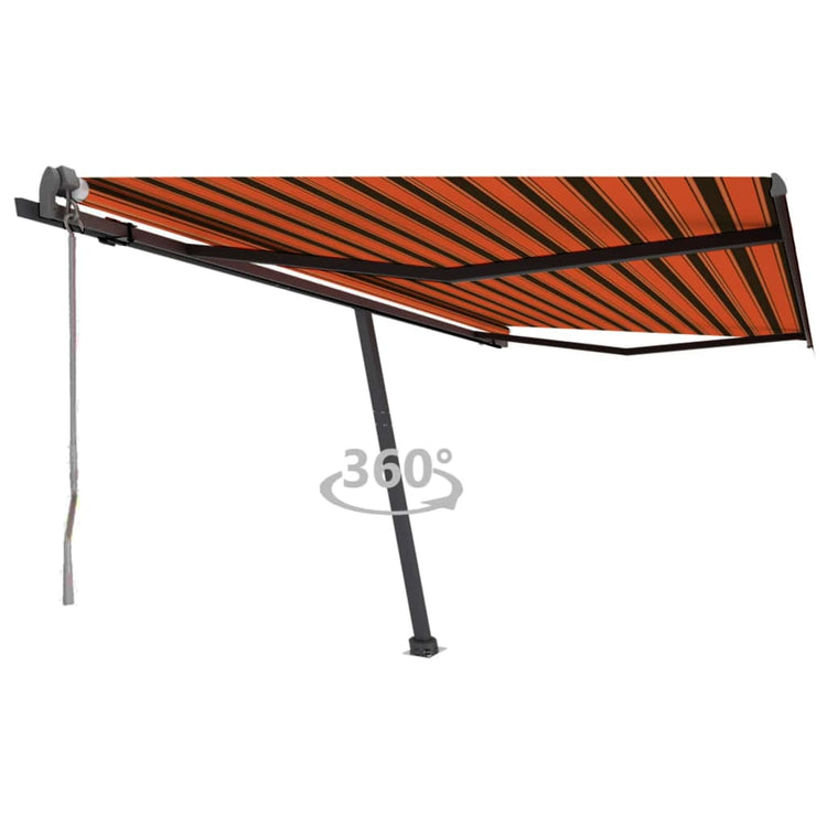 Vidaxl Luifel - Free - Automatic 450x300 cm CM et brun