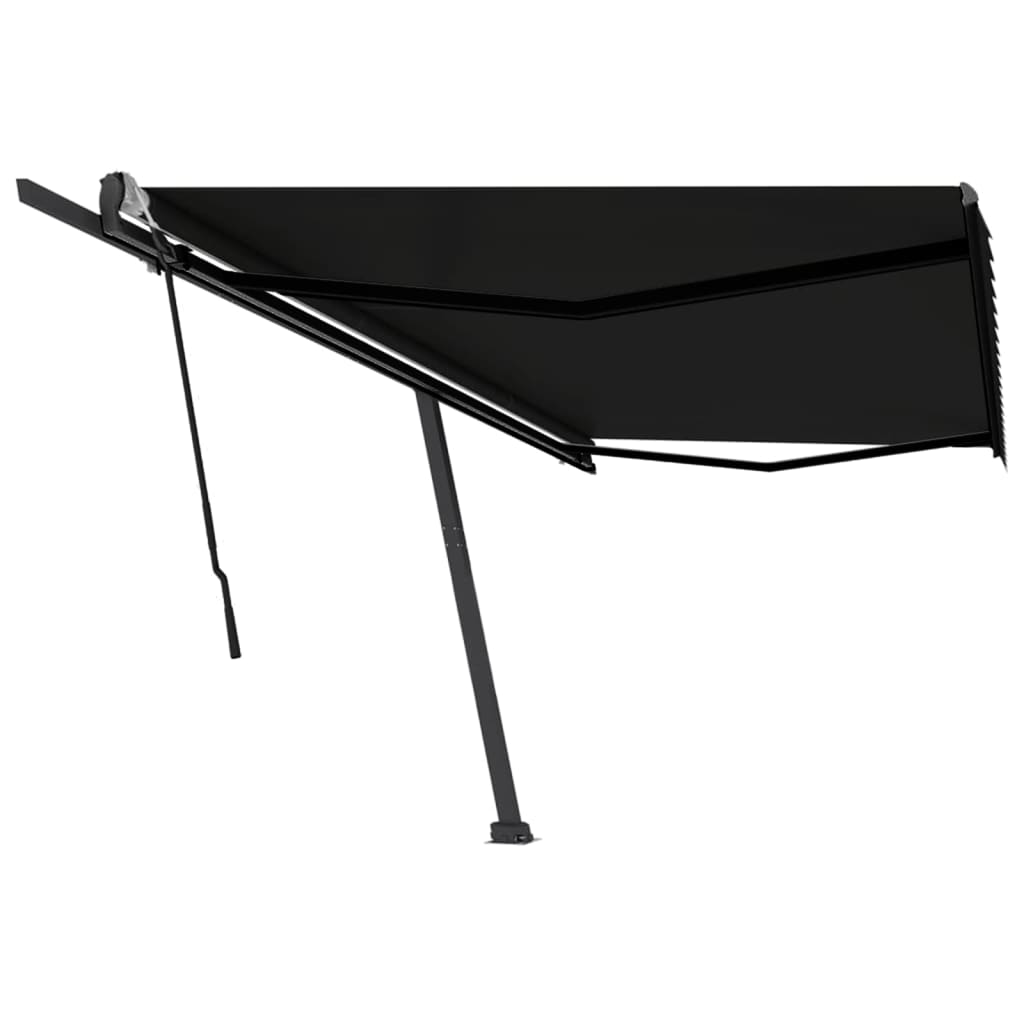 Vidaxl Luifel détaché étend manuellement l'anthracite 500x300 cm